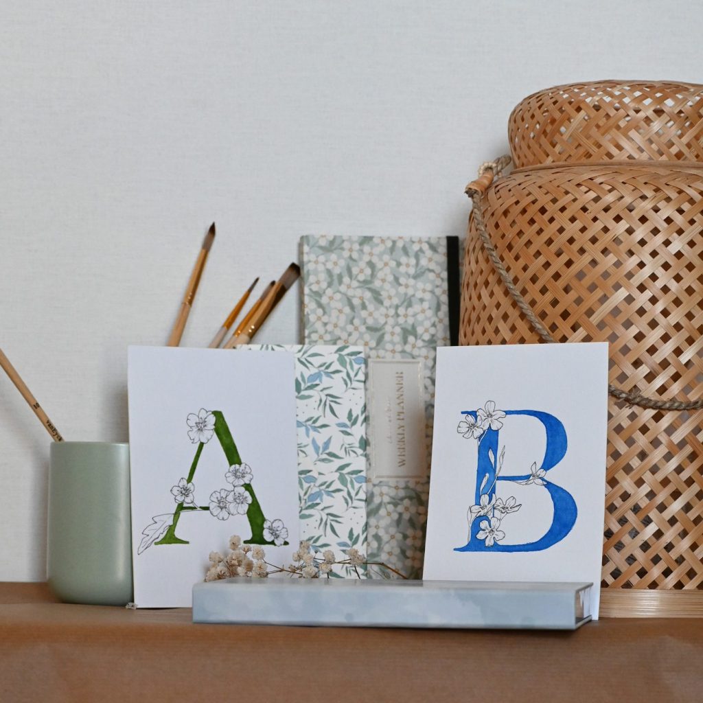 Carte postale - Alphabet
